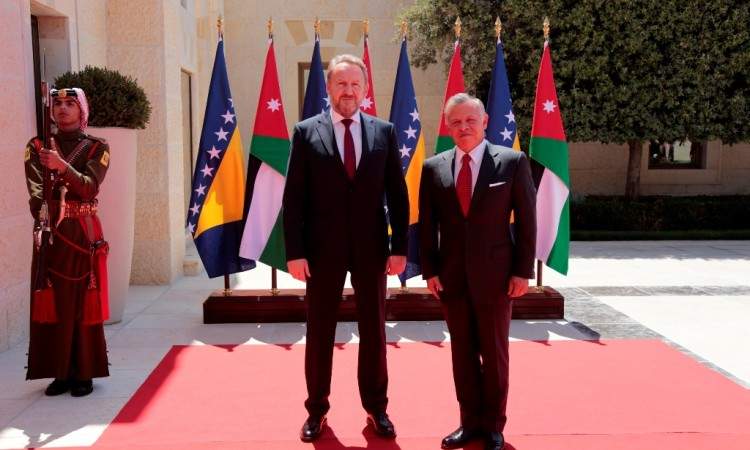 Izetbegović i kralj Jordana Abdulah II - Povećati ekonomske razmjene